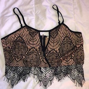 Crochet crop top